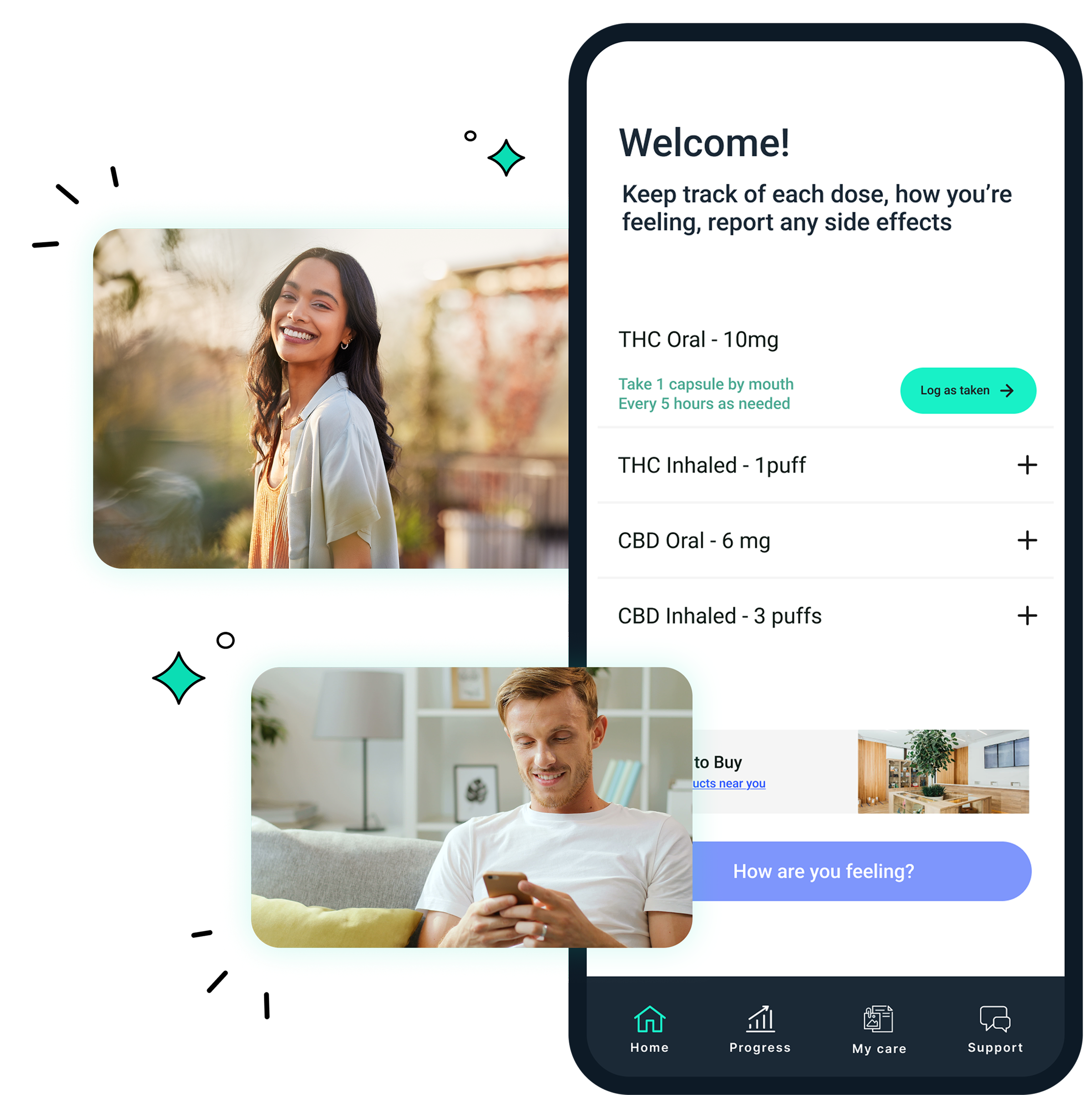 Your Perfect Dose app on iPhone